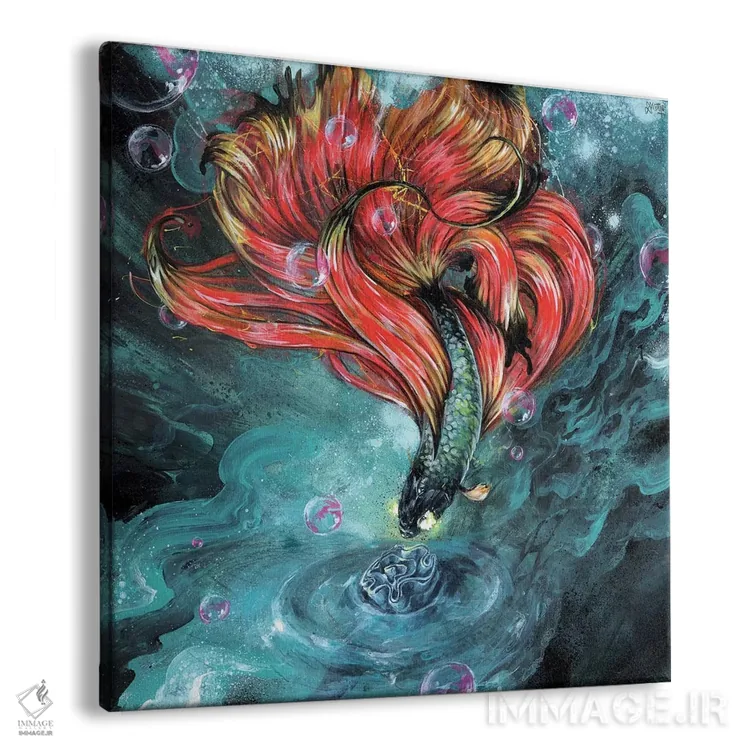 تابلو تهاجم ارگانیک اثر آرت برادران اسوارتز (استودیوی هنری) - نمای پرسپکتیو محصول