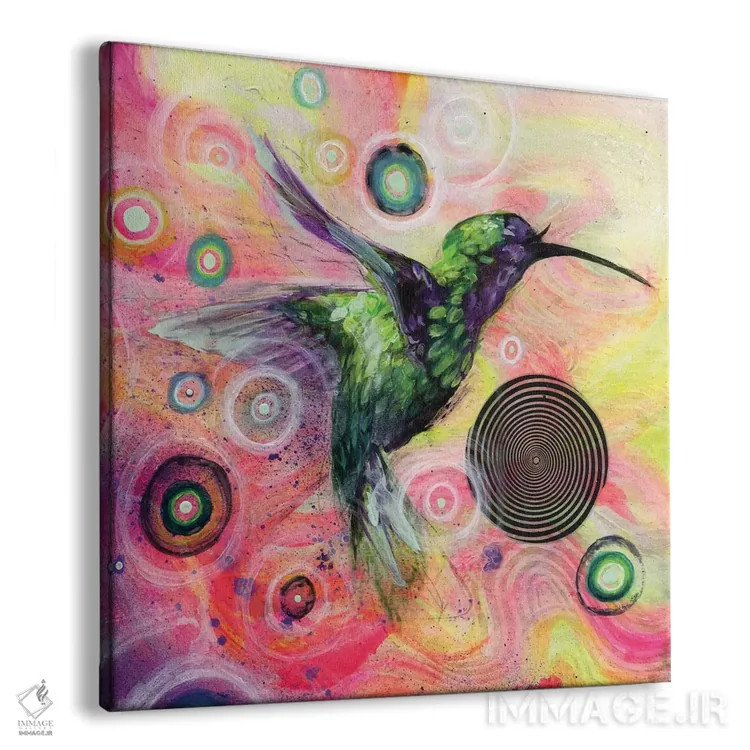 تابلو آهسته زمزمه کن اثر آرت برادران اسوارتز (استودیوی هنری) - نمای پرسپکتیو محصول