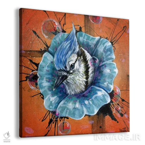 تابلو رویای آبی اثر آرت برادران اسوارتز (استودیوی هنری) - نمای پرسپکتیو محصول