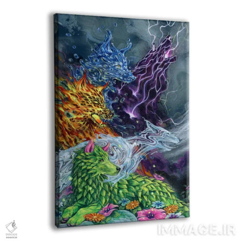 تابلو لیموناد برقی زوزهکش اثر آرت برادران اسوارتز (استودیوی هنری) - نمای پرسپکتیو محصول