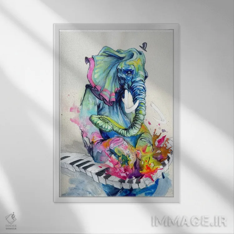 تابلو الفتون جان اثر آرت برادران اسوارتز (استودیوی هنری) - نمای قابدار سفید