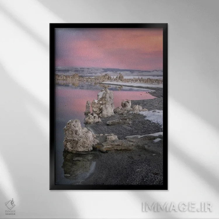 تابلو هنوز ایستاده III اثر استیو برکلی - نمای قابدار مشکی
