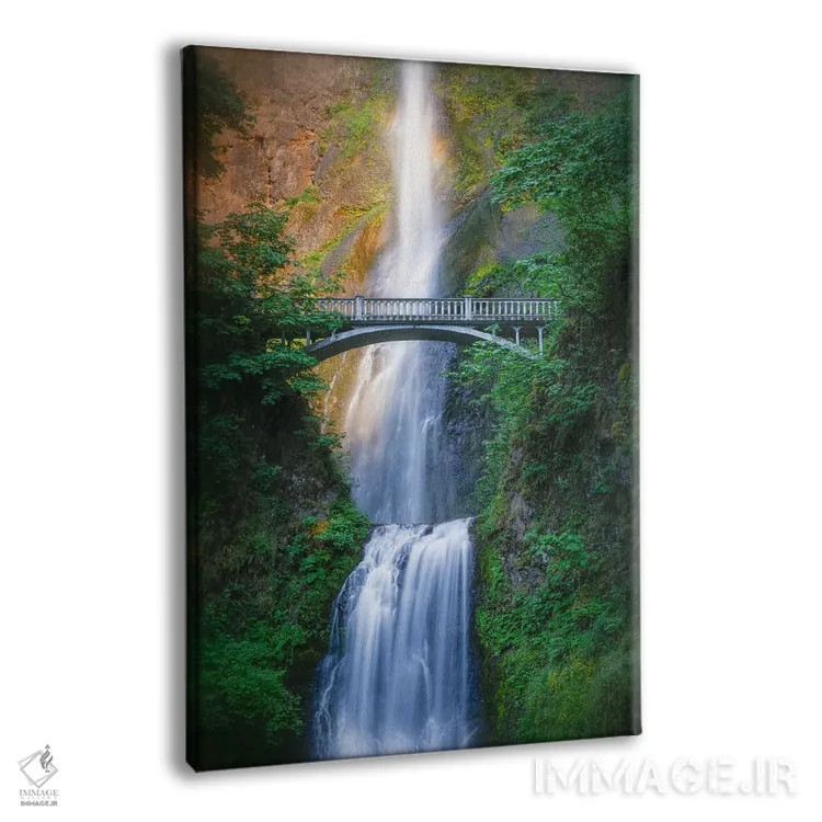 تابلو مولتنما (آبشار) اثر استیو برکلی - نمای پرسپکتیو محصول