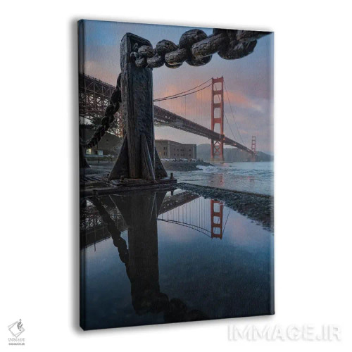 تابلو چاله طلایی اثر استیو برکلی - نمای پرسپکتیو محصول