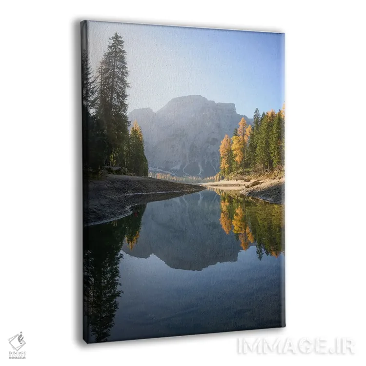 تابلو دریاچهٔ براایس (ایتالیا) اثر استیو برکلی - نمای پرسپکتیو محصول