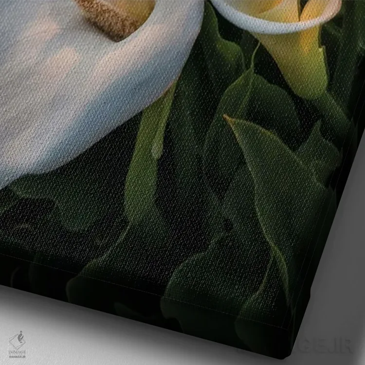 تابلو کالاس در ساحل رودئو اثر استیو برکلی - نمای نزدیک بافت بوم