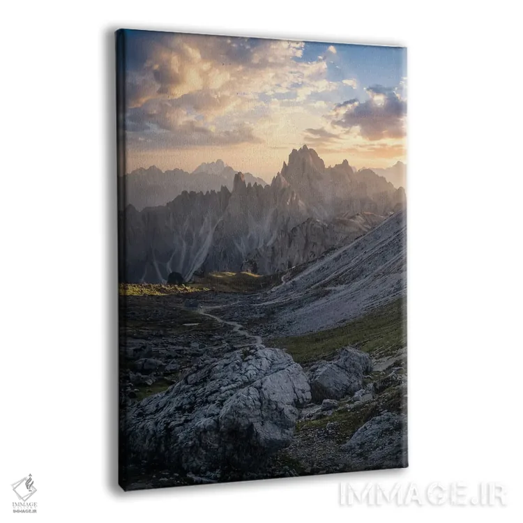 تابلو دولومیتها (کوهستان) اثر استیو برکلی - نمای پرسپکتیو محصول