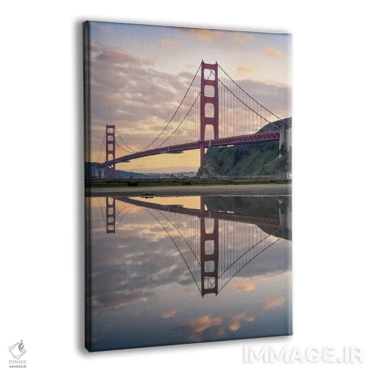 تابلو برکه طلایی V اثر استیو برکلی - نمای پرسپکتیو محصول