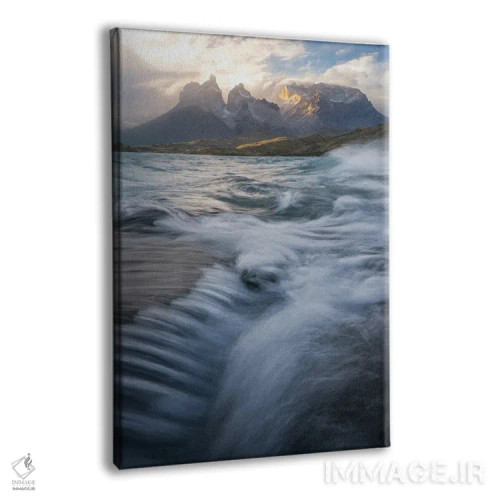 تابلو دریاچه پئوه اثر استیو برکلی - نمای پرسپکتیو محصول