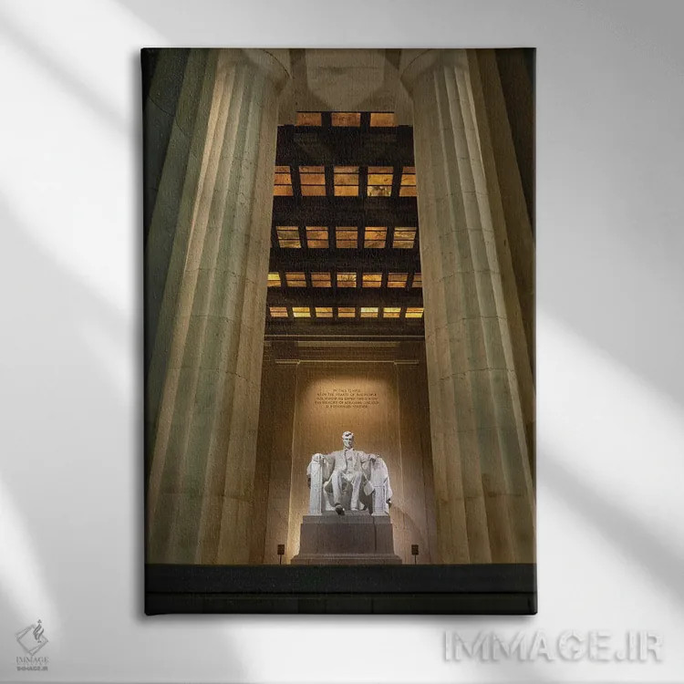 تابلو لینکلن اثر استیو برکلی - نمای روبهرو روی دیوار