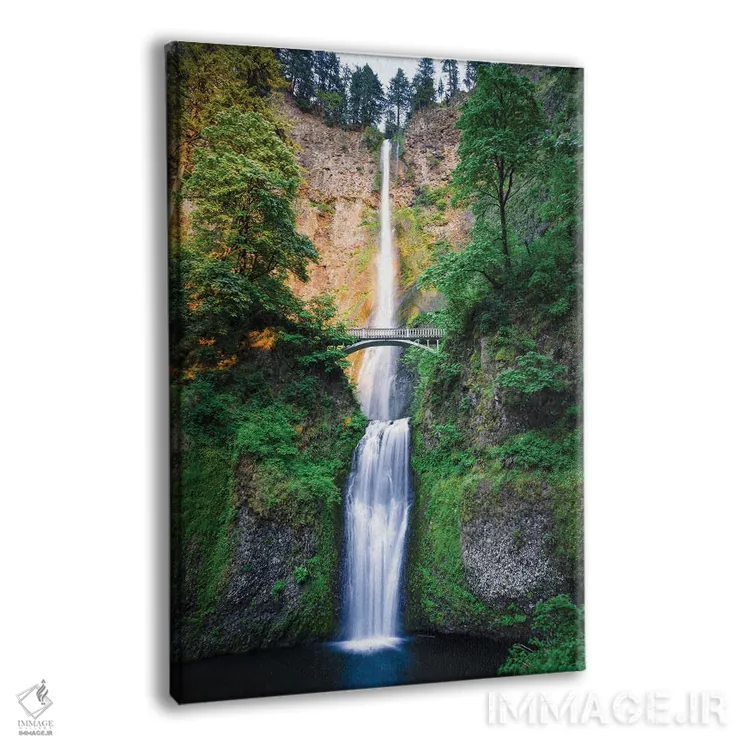 تابلو آبشار مولتنومه اثر استیو برکلی - نمای پرسپکتیو محصول