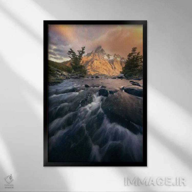 تابلو پاین گرانده اثر استیو برکلی - نمای قابدار مشکی