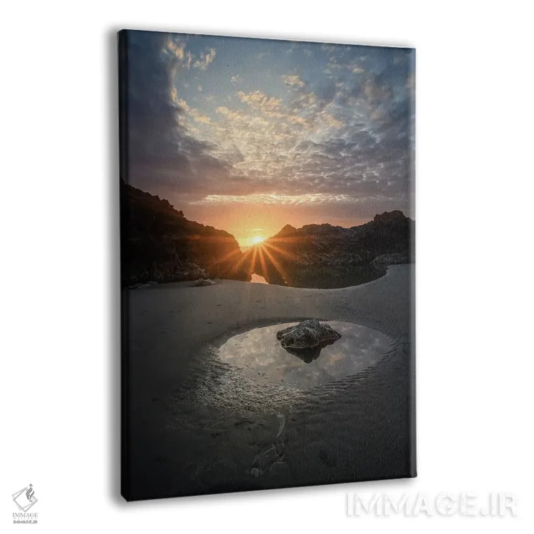 تابلو حوضچه بازتابی اثر استیو برکلی - نمای پرسپکتیو محصول