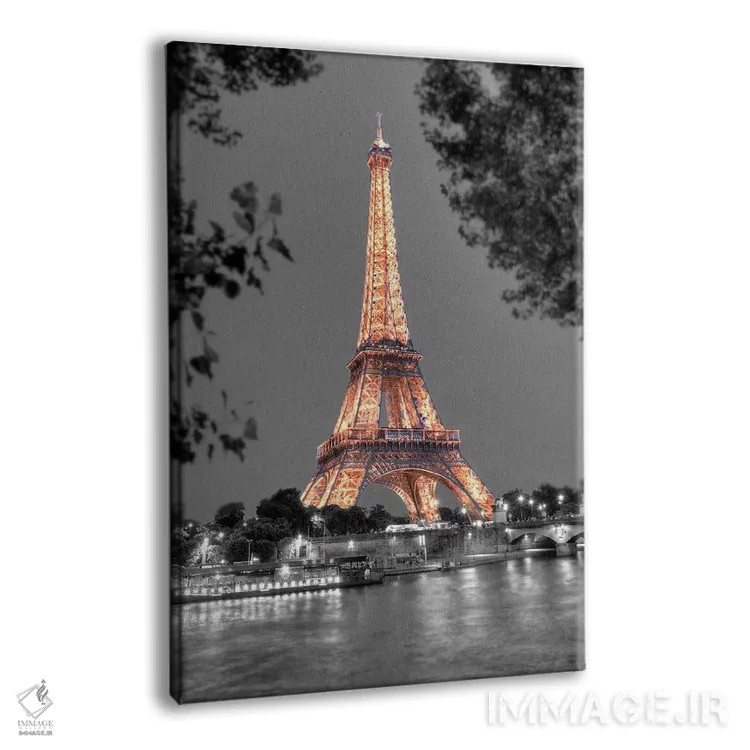 تابلو شب بر رود سن اثر آلن بلاوشتاین - نمای پرسپکتیو محصول