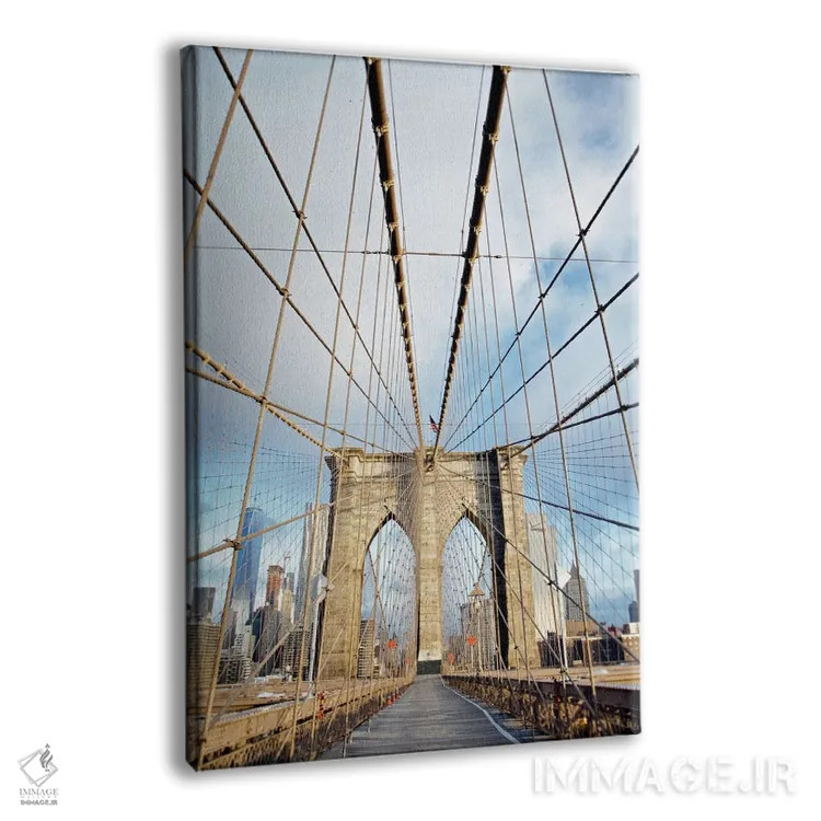 تابلو پیادهروی پل بروکلین I اثر آلن بلاوشتاین - نمای پرسپکتیو محصول