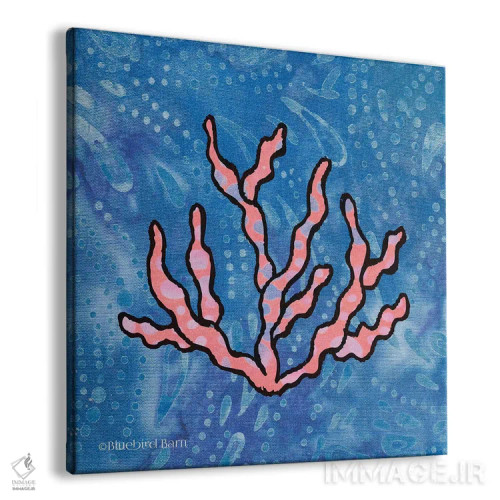تابلو مرجان حلزونی فانتزی ساحلی اثر بلوبرد بارن (استودیوی هنری) - نمای پرسپکتیو محصول