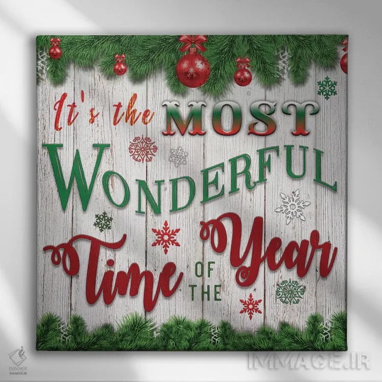 تابلو این بهترین زمان سال است اثر بلوبرد بارن (استودیوی هنری) - نمای روبهرو روی دیوار