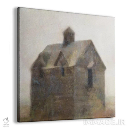 تابلو خانه روستایی قدیمی اثر بلوبرد بارن (استودیوی هنری) - نمای پرسپکتیو محصول