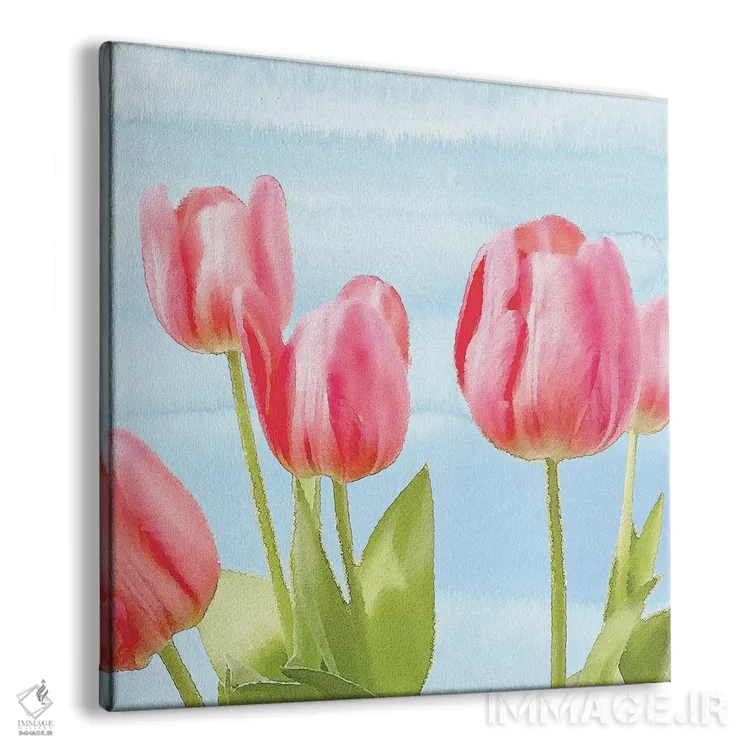 تابلو لالههای تازهٔ بهاری I اثر بلوبرد بارن (استودیوی هنری) - نمای پرسپکتیو محصول
