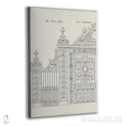 تابلو طراحی دروازهٔ آهنی II اثر بتی لنگلی - نمای پرسپکتیو محصول