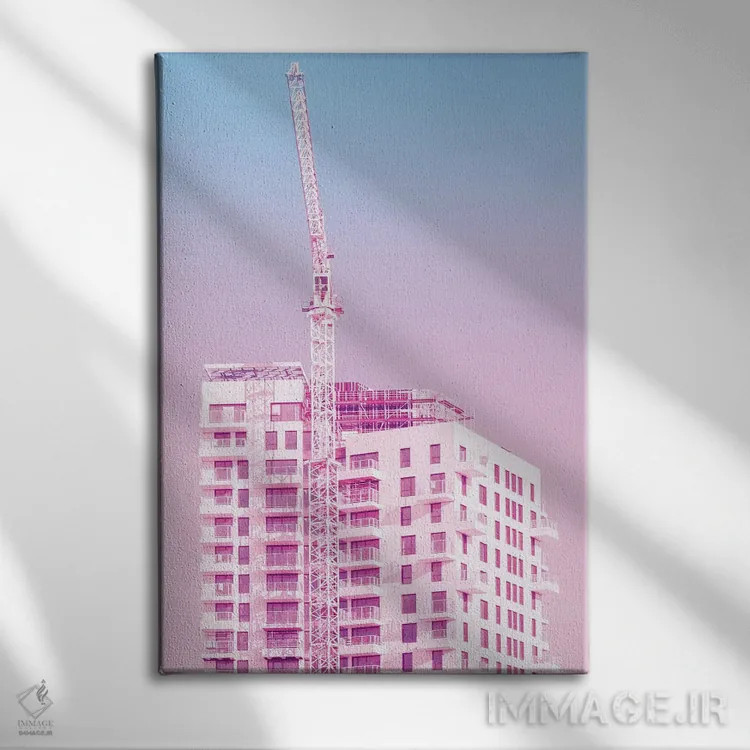 تابلو آسمان بیکران است اثر بلی - نمای روبهرو روی دیوار