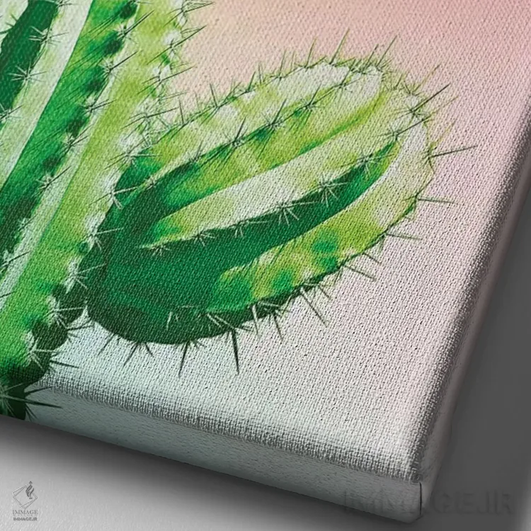 تابلو بیابان وحشی اثر بلی - نمای نزدیک بافت بوم