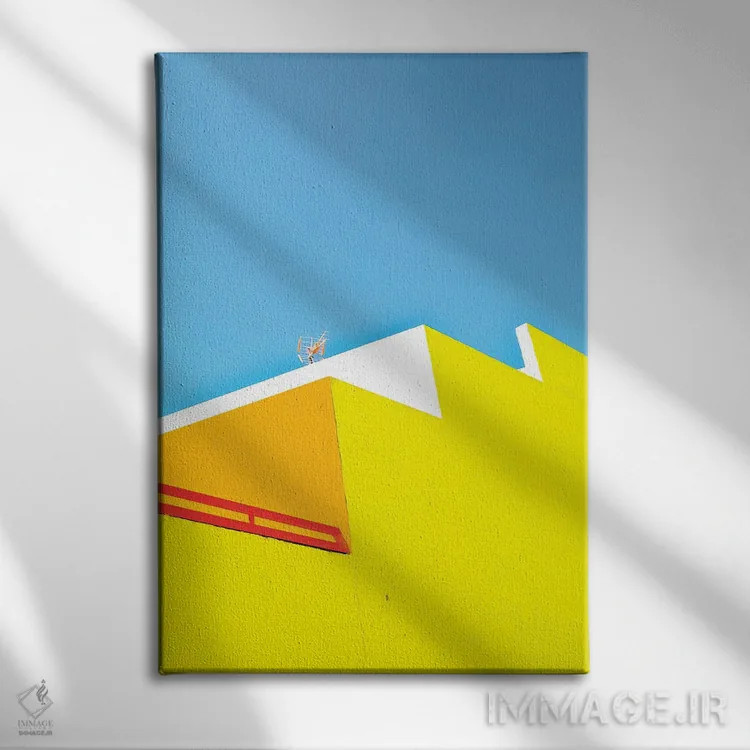 تابلو ارتباطات مدرن اثر بلی - نمای روبهرو روی دیوار