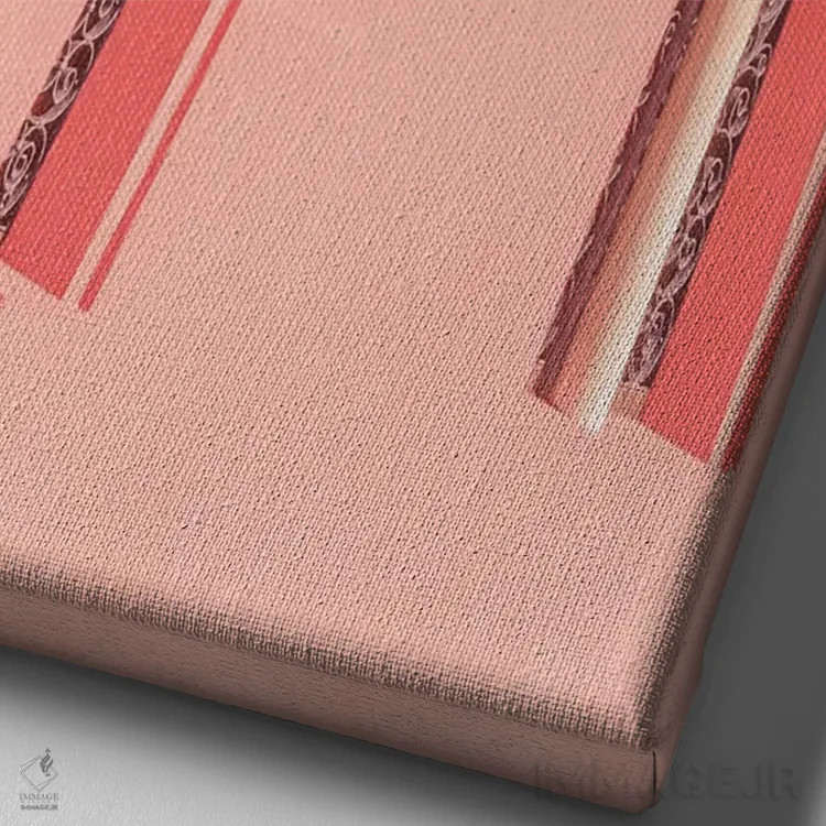 تابلو نور و سایه اثر بلی - نمای نزدیک بافت بوم