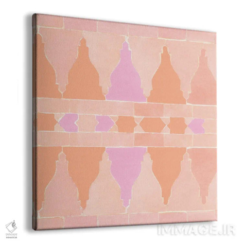 تابلو زلیج مراکشی با نقش انتزاعی اثر بلی - نمای پرسپکتیو محصول