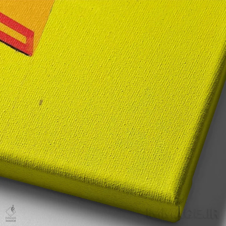 تابلو ارتباطات مدرن اثر بلی - نمای نزدیک بافت بوم