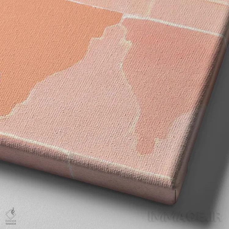 تابلو زلیج مراکشی با نقش انتزاعی اثر بلی - نمای نزدیک بافت بوم