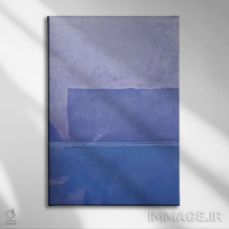 تابلو شهر آبی شفشاون در مراکش (شهر) اثر بلی - نمای روبهرو روی دیوار