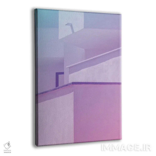 تابلو معماری هندسی انتزاعی I اثر بلی - نمای پرسپکتیو محصول