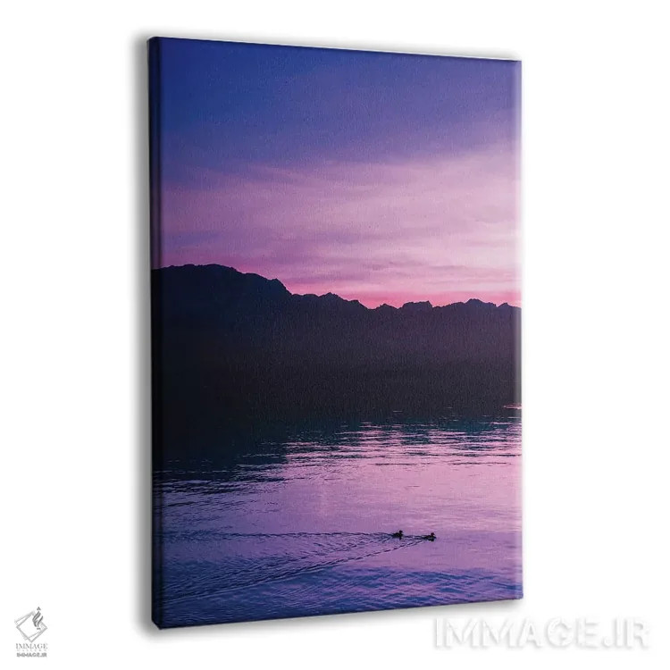 تابلو غروب و اردکها اثر بلی - نمای پرسپکتیو محصول