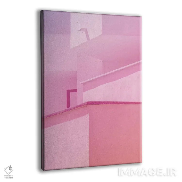 تابلو معماری هندسی انتزاعی II اثر بلی - نمای پرسپکتیو محصول