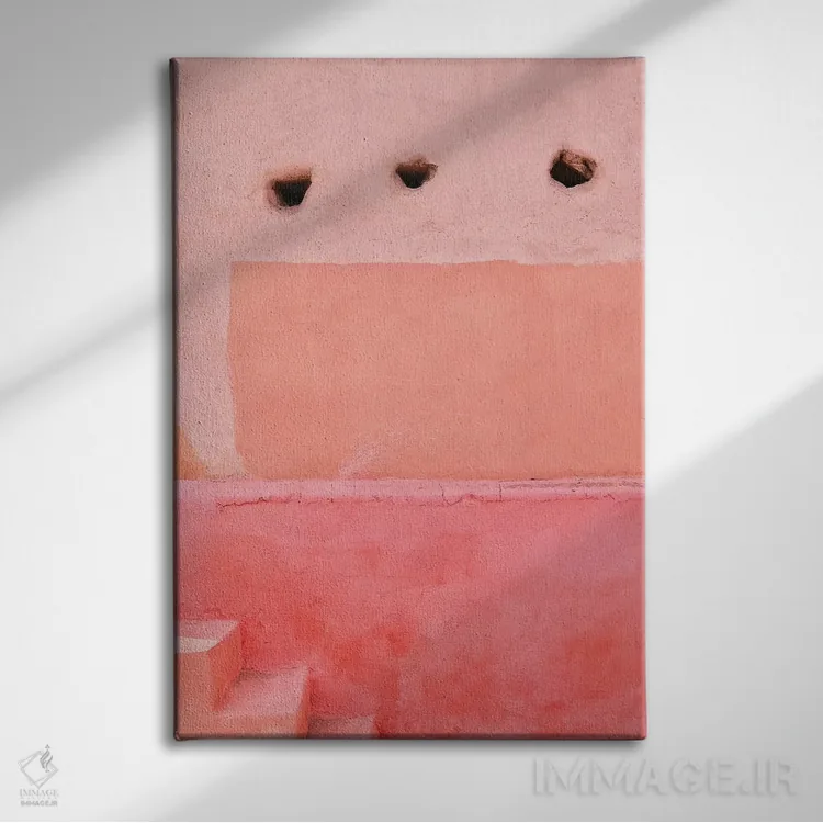 تابلو رنگهای مراکش اثر بلی - نمای روبهرو روی دیوار