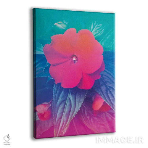 تابلو هولوگرام گلهای عجیب اثر بلی - نمای پرسپکتیو محصول