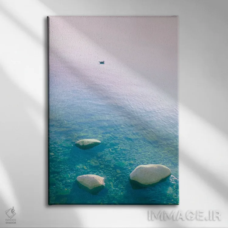 تابلو جزیرههای من رویاهای من اثر بلی - نمای روبهرو روی دیوار