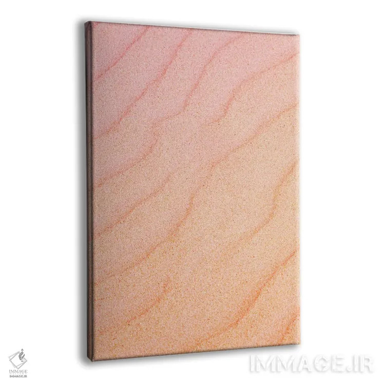 تابلو موجهای شنی با نقش زیبا اثر بلی - نمای پرسپکتیو محصول