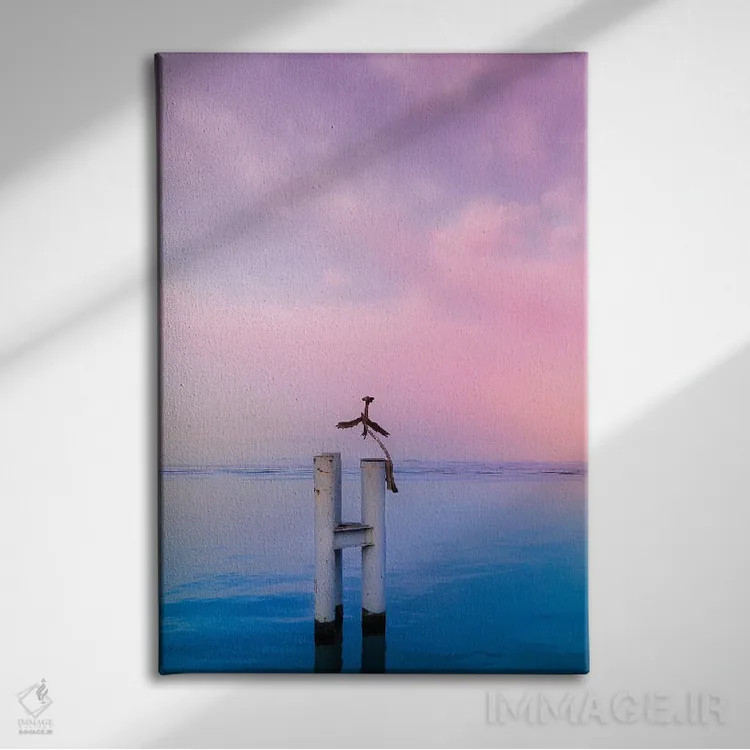 تابلو نگهبان زمان اثر بلی - نمای روبهرو روی دیوار