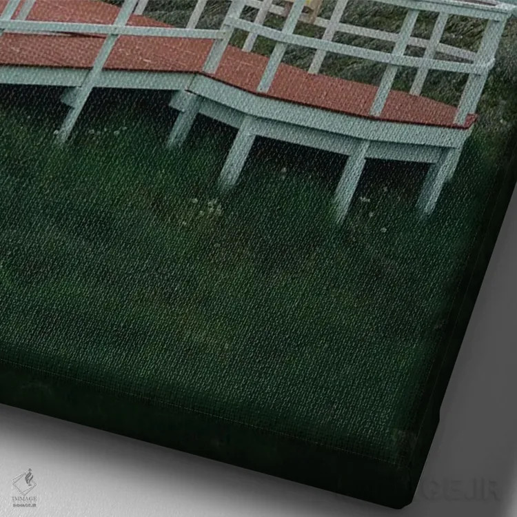 تابلو فانوس دریایی هارتز کانتنت اثر جان بیلوس - نمای نزدیک بافت بوم