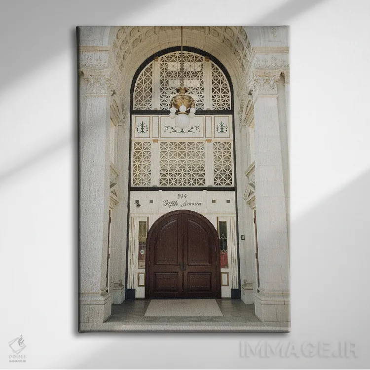 تابلو معماری هانتینگتون II اثر جان بیلوس - نمای روبهرو روی دیوار