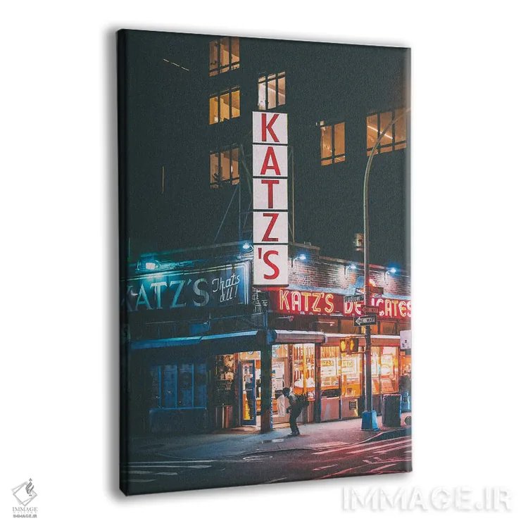 تابلو کاتز در شب اثر جان بیلوس - نمای پرسپکتیو محصول
