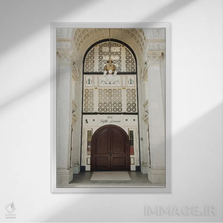 تابلو معماری هانتینگتون II اثر جان بیلوس - نمای قابدار سفید