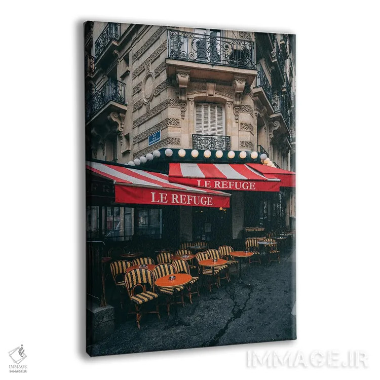 تابلو Montmartre,پناهگاه مونمارتر اثر جان بیلوس - نمای پرسپکتیو محصول