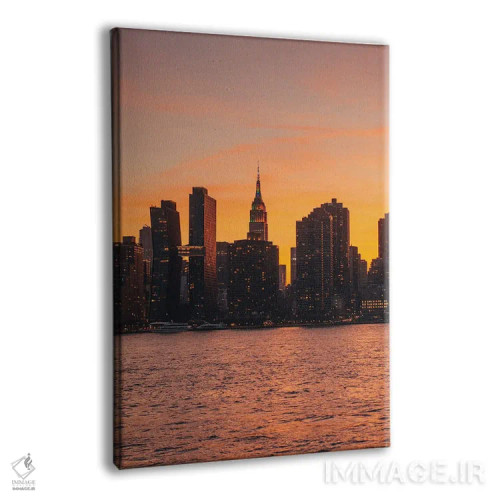 تابلو غروب شهر لانگ آیلند II اثر جان بیلوس - نمای پرسپکتیو محصول