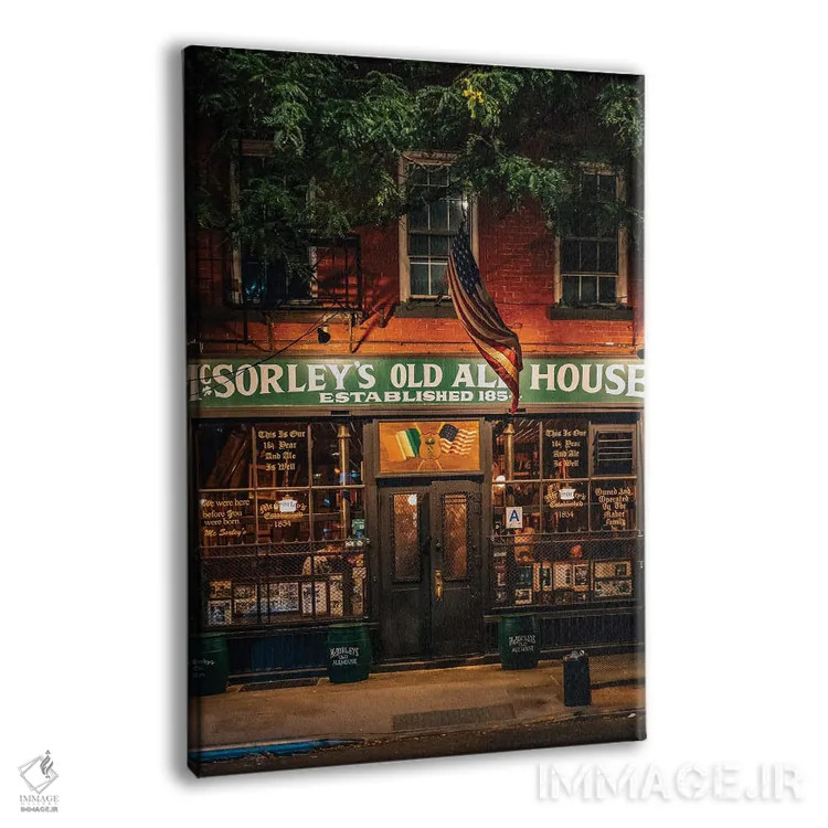 تابلو مکسورلی's اولد ایلز هاوس (بار سنتی) اثر جان بیلوس - نمای پرسپکتیو محصول
