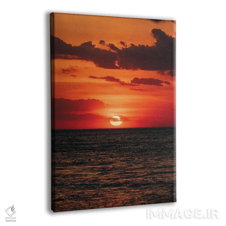 تابلو غروب مونتوک پوینت I اثر جان بیلوس - نمای پرسپکتیو محصول