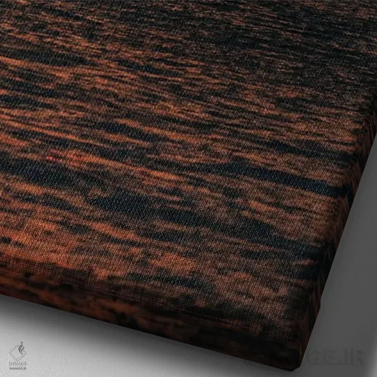 تابلو غروب مونتوک پوینت I اثر جان بیلوس - نمای نزدیک بافت بوم