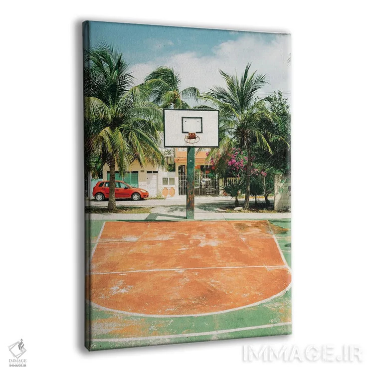 تابلو Isla Mujeres I,بسکتبال، ایسلا موخرس I (مکزیک) اثر جان بیلوس - نمای پرسپکتیو محصول